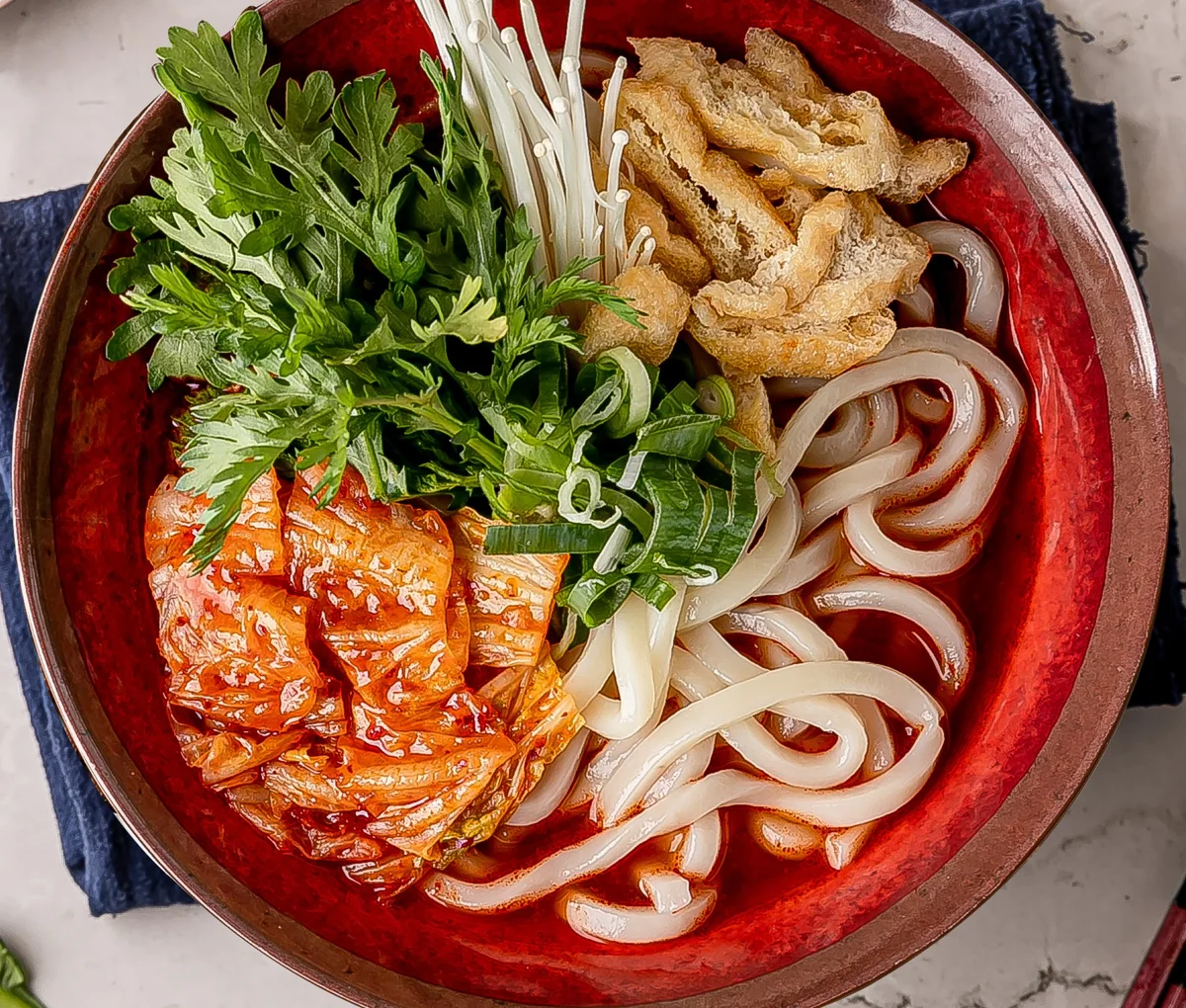평창 김치우동